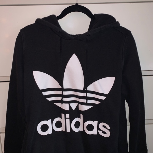 black and white adidas hoodie - Picture 2 of 3